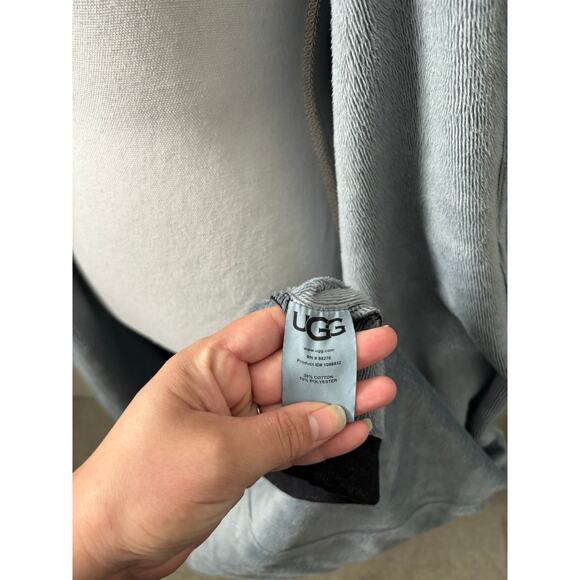 UGG Australia Robinson Navy Heather Men's Robe - Picture 6 of 7